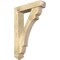Ekena Millwork Olympic Arts and Crafts Rough Sawn Bracket w/ Offset Brace, Douglas Fir, 6"W x 26"D x 38"H BKT0604X26X38OLY03RDF - alternate 1
